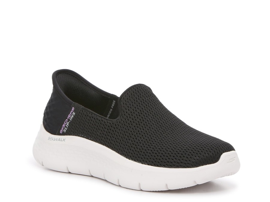 Wholesale Skechers Hands Free Slip-Ins: Go Walk Flex Relish Slip-On - Women'S Black/White