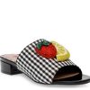 Clearance Betsey Johnson Lindy Sandal Black Multicolor