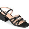 Online Journee Collection Kempsy Dress Sandal Black