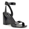 Best Nine West Realy Sandal Black Patent