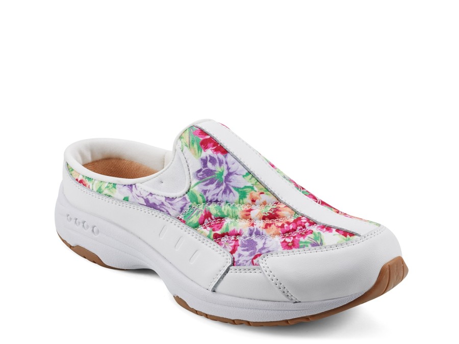 Best Easy Spirit Traveltime Clog Off White/Multicolor