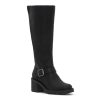 Online Lucky Brand Scoty Knee-High Boot Black Leather