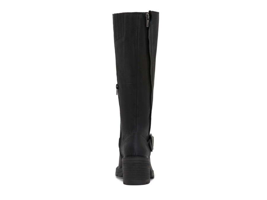 Online Lucky Brand Scoty Knee-High Boot Black Leather