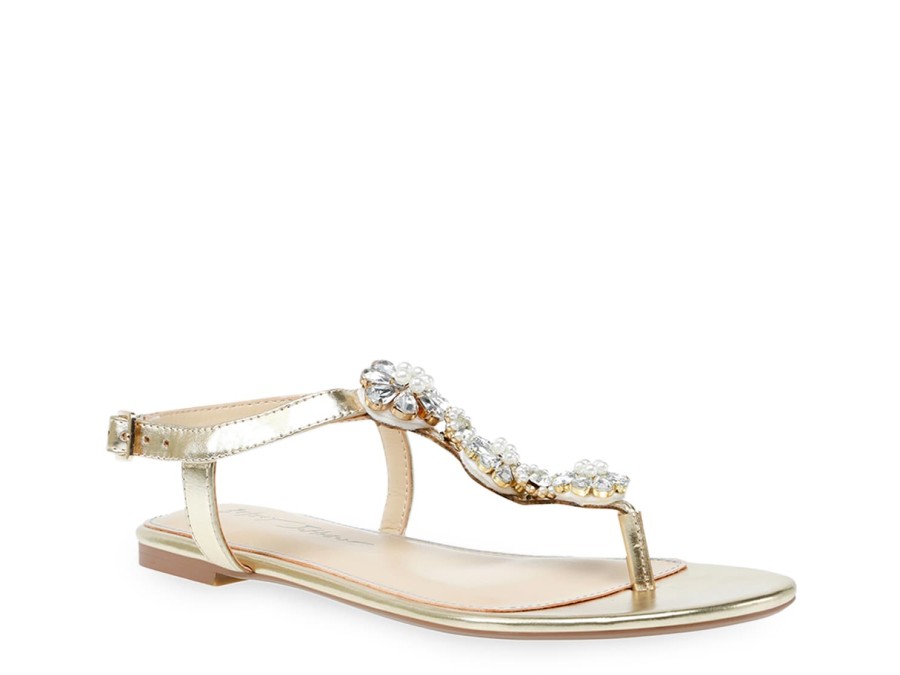 Online Betsey Johnson Alta Sandal Gold Metallic