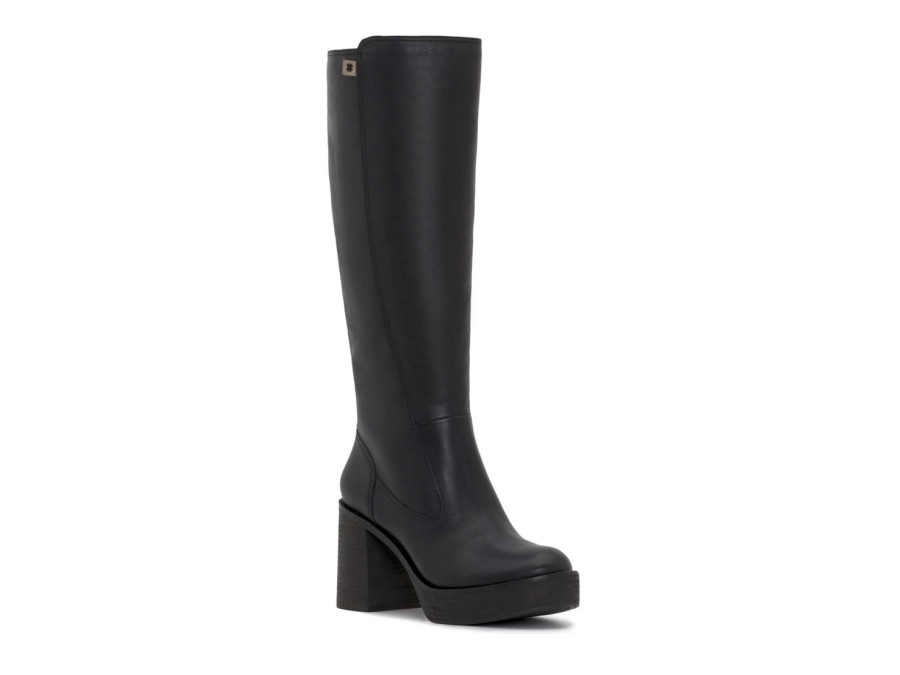 Best Lucky Brand Odillie Platform Knee-High Boot Black