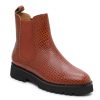 Online Andre Assous Peggy Chelsea Boot Cognac Snake Print