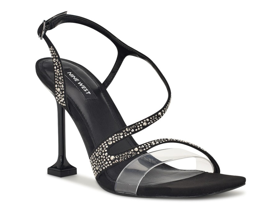 Hot Nine West Ninesh Sandal Black