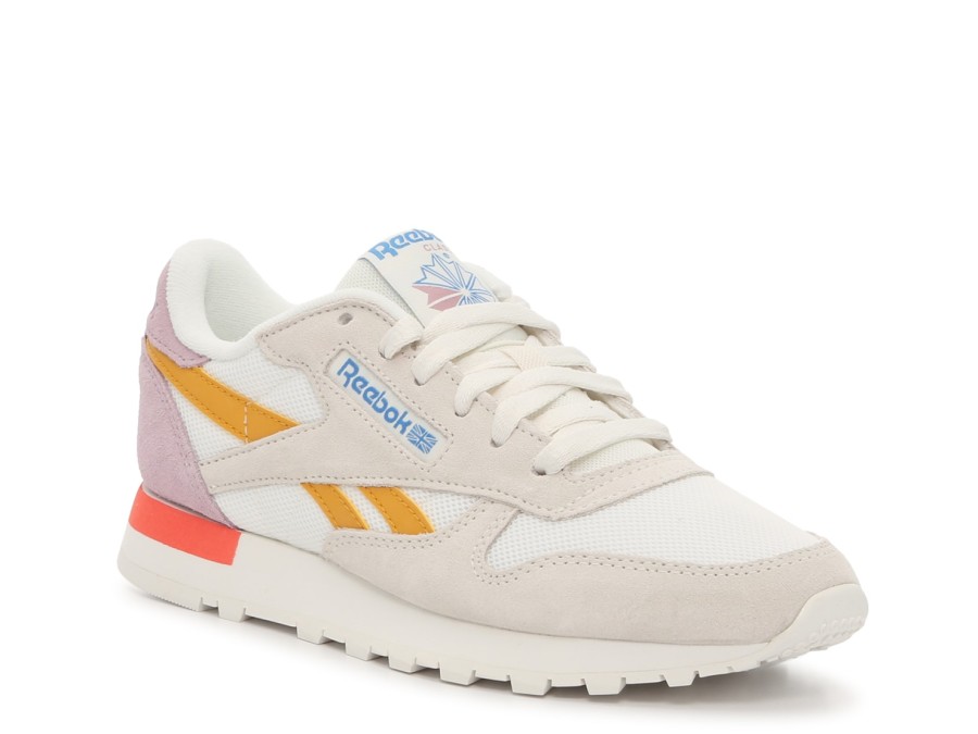 Best Reebok Classic Leather Sneaker - Women'S White/Pink