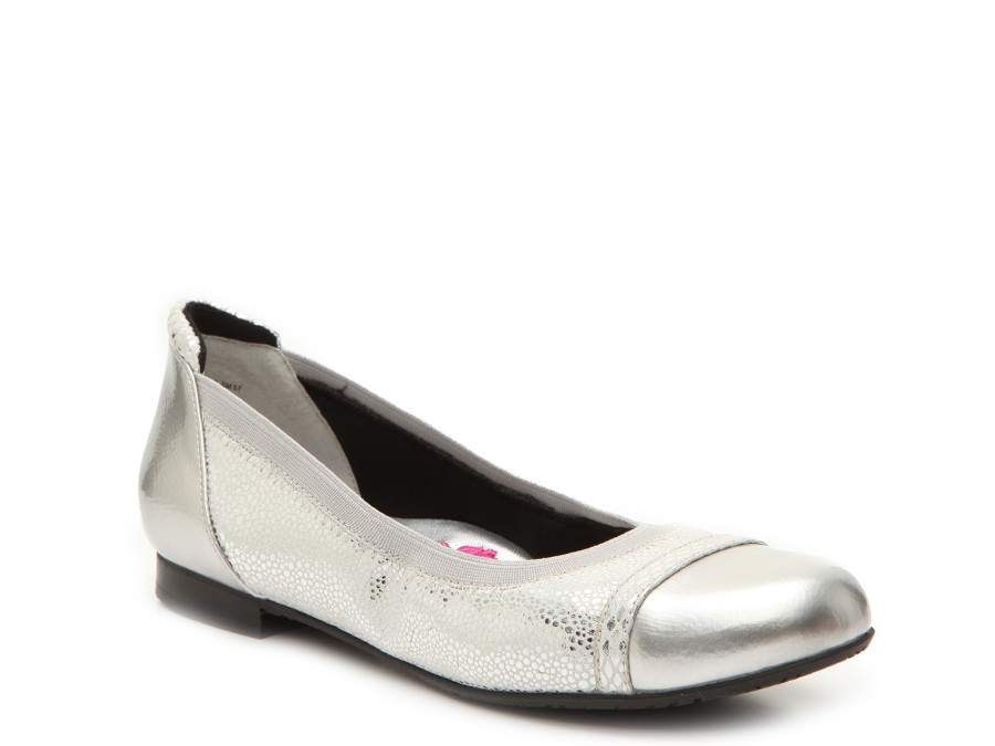 Wholesale Ros Hommerson Ronnie Flat Silver Metallic Snake Print