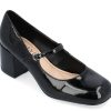 New Journee Collection Okenna Mary Jane Pump Black