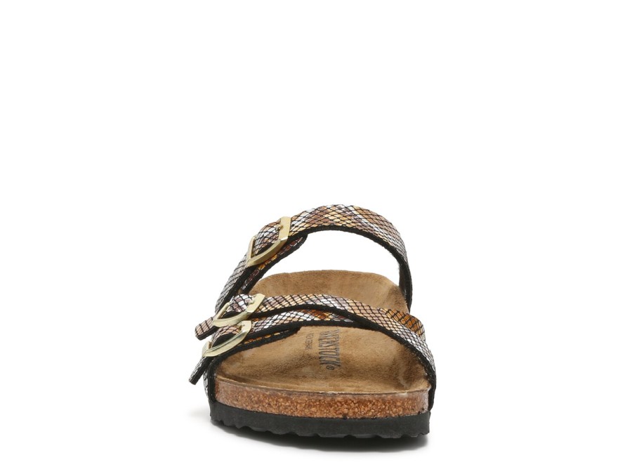 Best Birkenstock Franca Sandal - Women'S Brown/Silver/Tan Snake Print