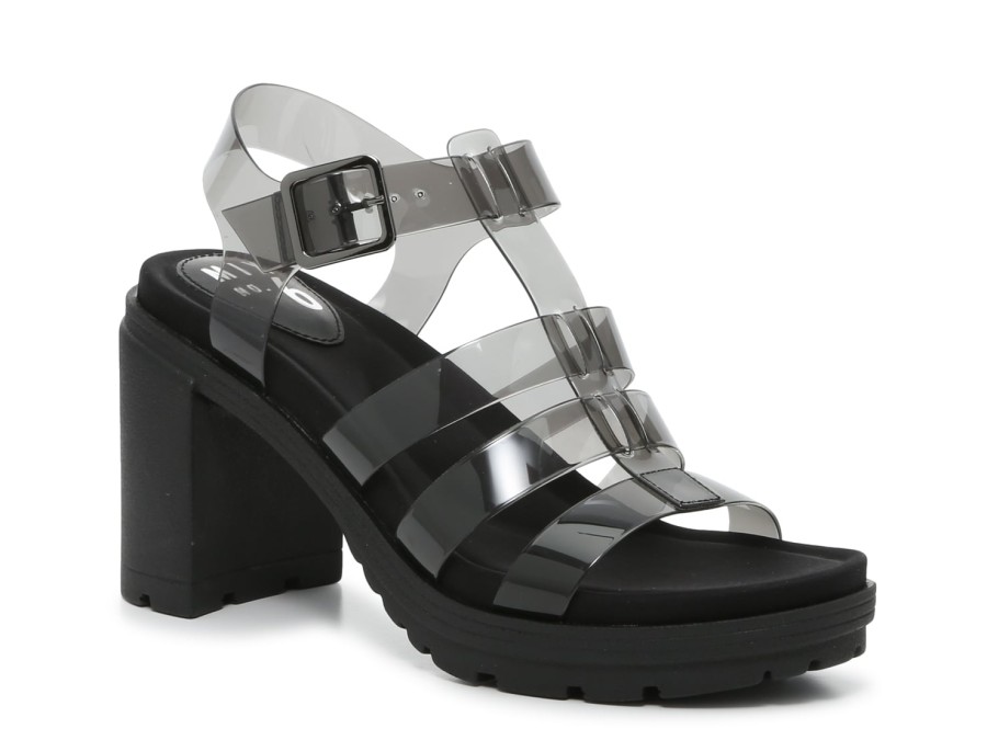 Online Mix No. 6 Alesi Platform Sandal Black