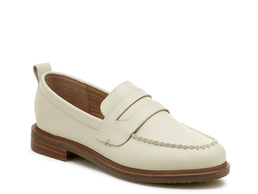 Clearance Kelsi Dagger Brooklyn Lens Loafer Salt White Leather