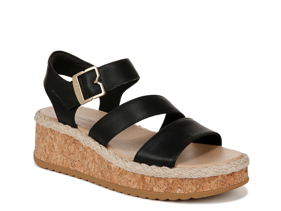 Best Dr. Scholl's Ellie Wedge Sandal Black