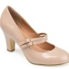 New Journee Collection Wendy-09 Pump Taupe