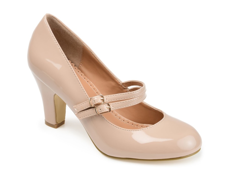 New Journee Collection Wendy-09 Pump Taupe