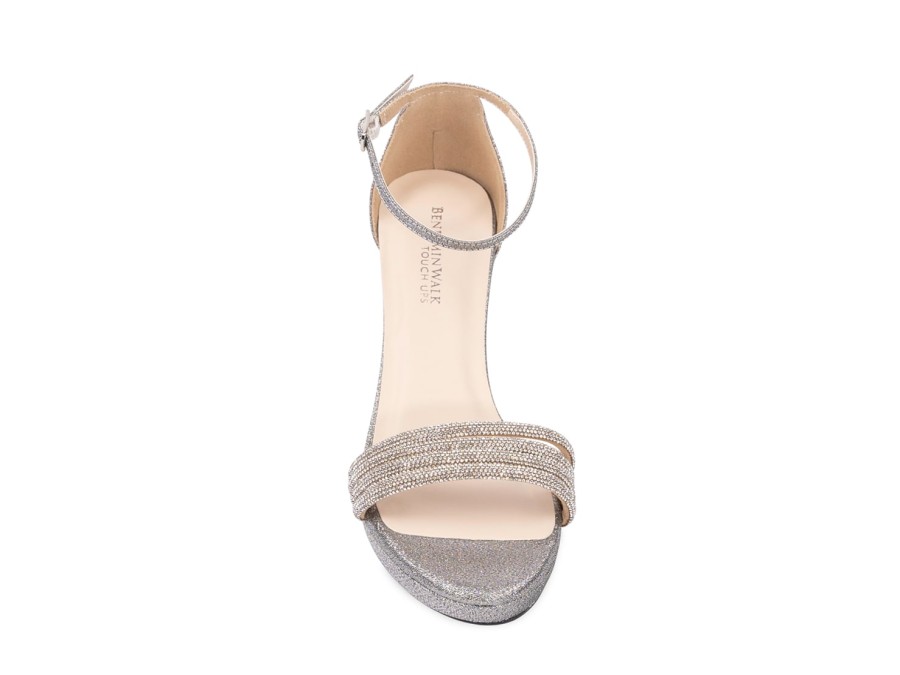 Clearance Touch Ups by Benjamin Walk Parker Platform Sandal Pewter