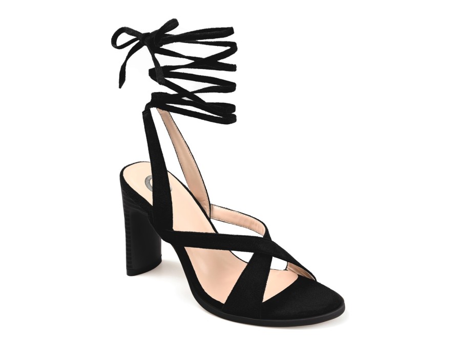 Clearance Journee Collection Adalee Sandal Black