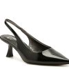 Hot Mix No. 6 Callie Slingback Pump Patent Black