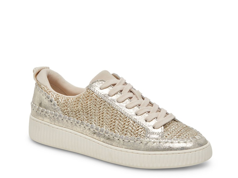 Clearance Dolce Vita Nicona Sneaker Gold Metallic