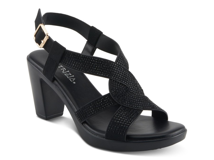 Clearance Patrizia by Spring Step Drina Platform Sandal Black