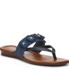 New Italian Shoemakers Leeah Sandal Navy