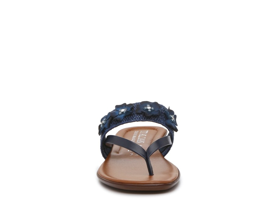 New Italian Shoemakers Leeah Sandal Navy