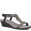 Wholesale Patrizia by Spring Step Travolta Wedge Sandal Pewter Metallic