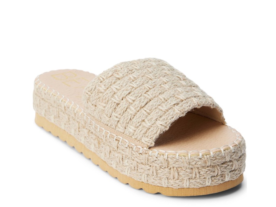 New Beach by Matisse Del Mar Platform Sandal Sand Jute