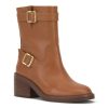 Online Vince Camuto Vergila Bootie Golden Walnut Leather