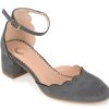 Clearance Journee Collection Edna Pump Grey