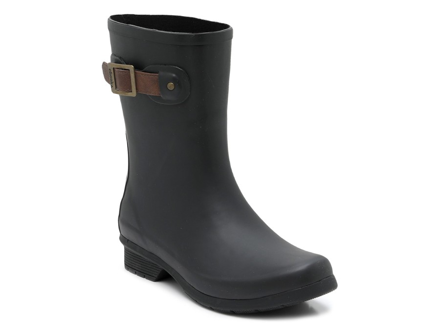 Hot Chooka Downtown Mid Rain Boot Black