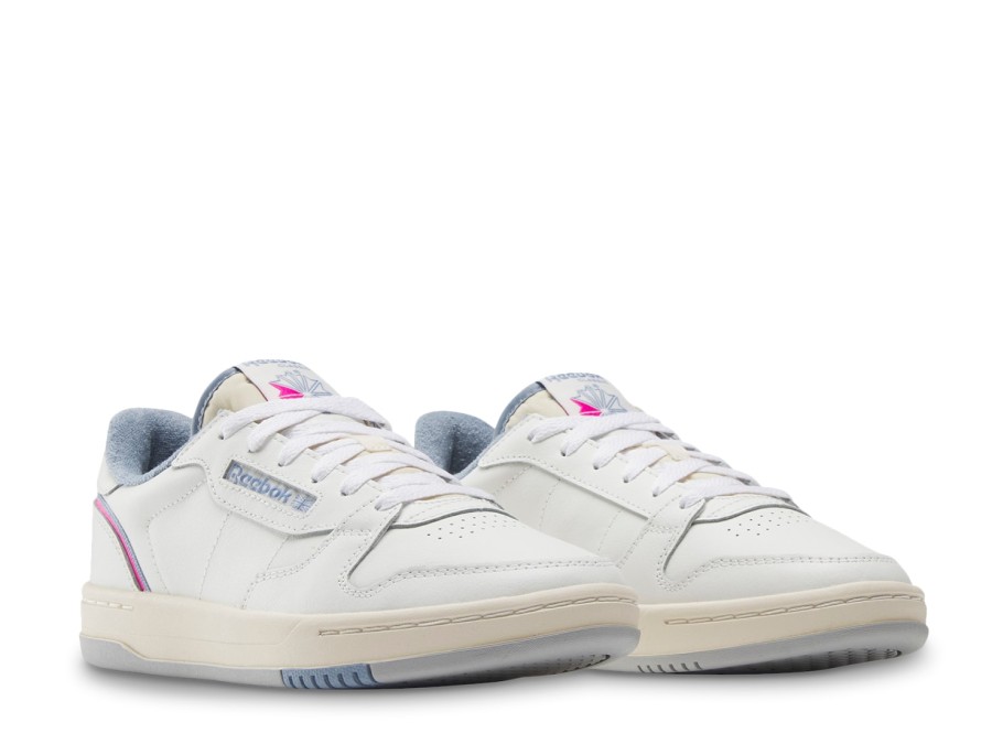 Clearance Reebok Phase Court Sneaker - Women'S White/Blue