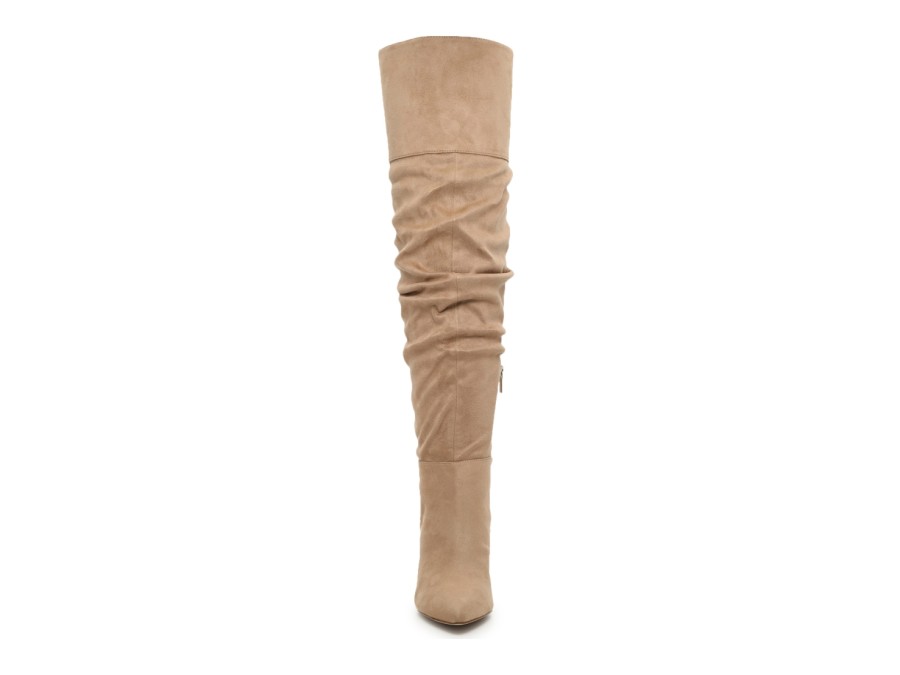 New Jessica Simpson Alexiana Over-The-Knee Boot Almond