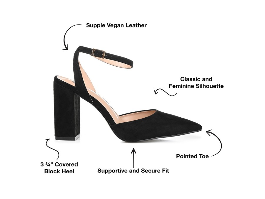 Wholesale Journee Collection Tyyra Pump Black