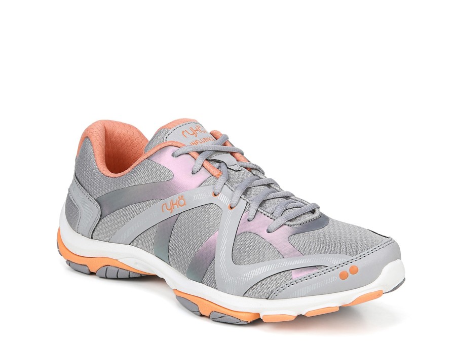 Wholesale Ryka Influence Sleet Training Shoe - Women'S Grey/Purple/Orange