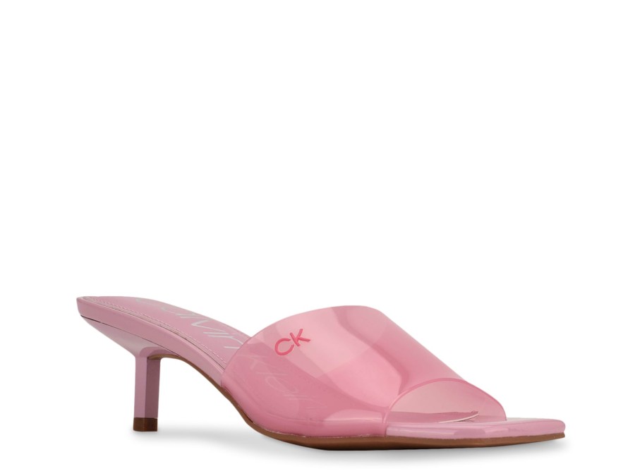 New Calvin Klein Graya 2 Slide Sandal Pink