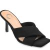 Clearance Journee Collection Oppal Sandal Black