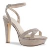 Clearance Touch Ups by Benjamin Walk Elena Platform Sandal Champagne