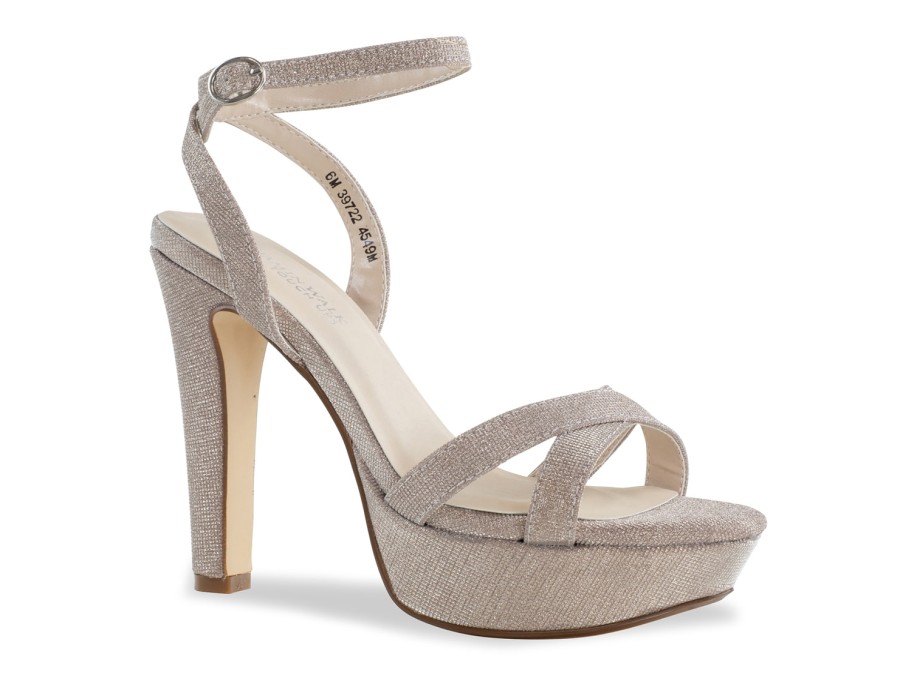 Clearance Touch Ups by Benjamin Walk Elena Platform Sandal Champagne