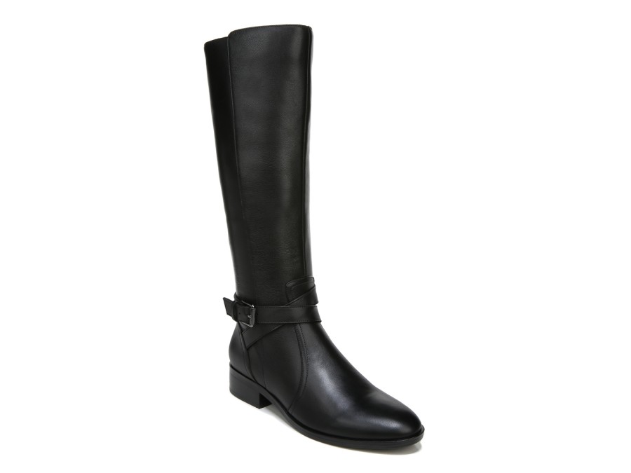 New Naturalizer Rena Riding Boot Black Leather