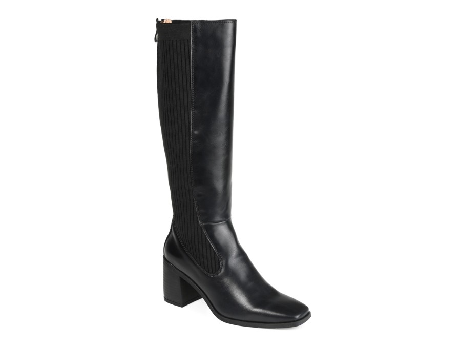 Best Journee Collection Winny Extra Wide Calf Boot Black