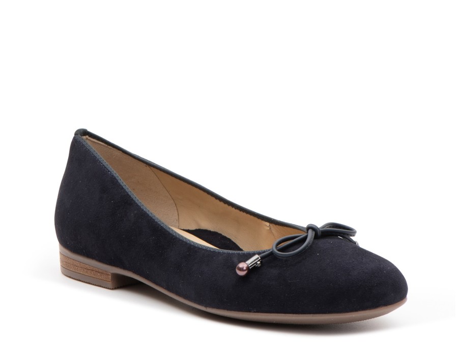 Online Ara Scout Ballet Flat Navy