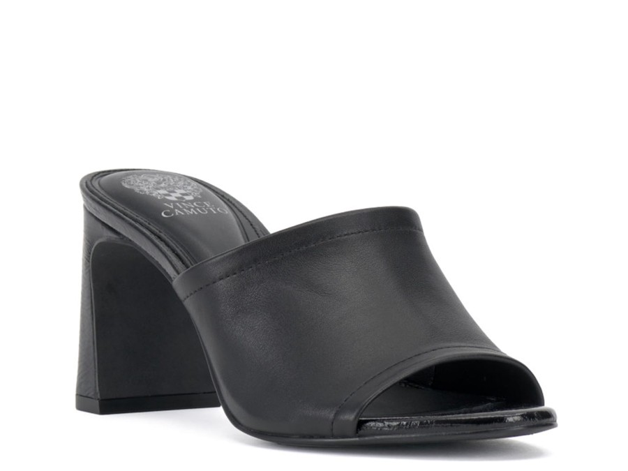 New Vince Camuto Alyysa Sandal Black Leather