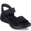 Clearance Skechers Hands Free Slip-Ins Ultra Flex Summerville Sandal Black