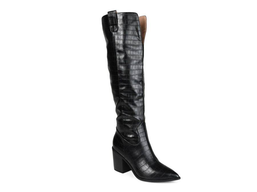 Wholesale Journee Collection Therese Extra Wide Calf Boot Black