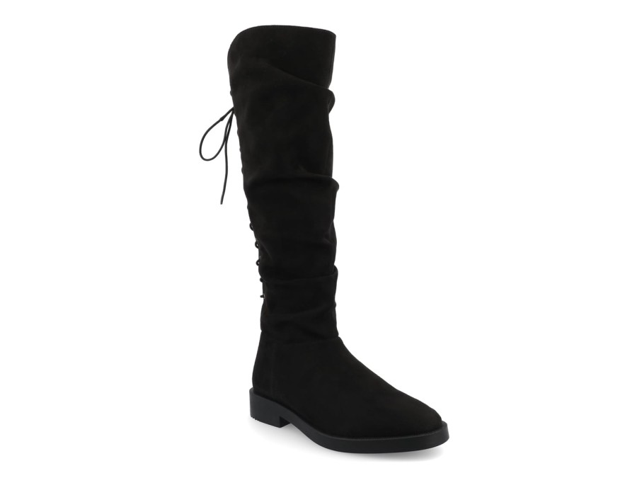 Best Journee Collection Mirinda Wide Calf Boot Black