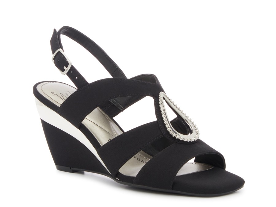 Online Impo Vilma Wedge Sandal Black