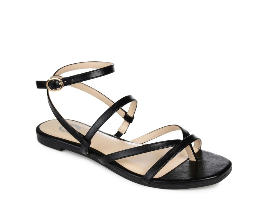 Hot Journee Collection Serissa Sandal Black