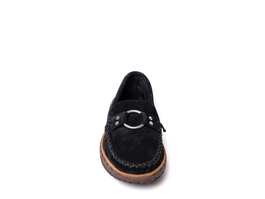 Hot Minnetonka Tracey Tread Slipper Black